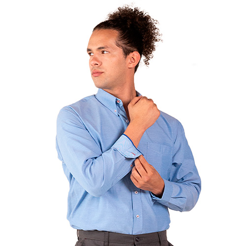 CAMISA MAG OXFORD CABALLERO MANGA LARGA - Vista 3